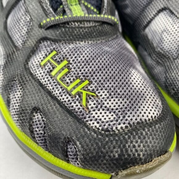 Huk Attack Men’s Size 8 Gray Performance Fishing Angler Sneaker Athletic Shoes - Picture 6 of 13